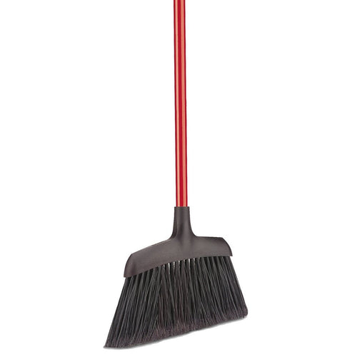 Libman 13 inch Commercial Angle Broom with Red Handle (#994) Thumbnail