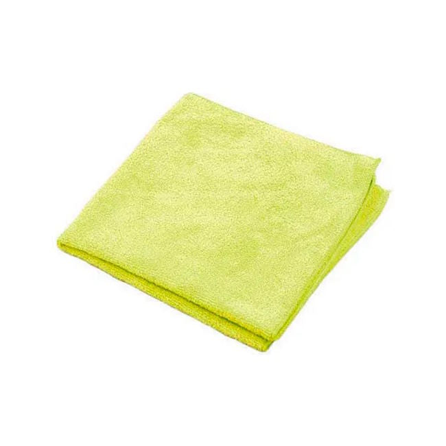 Kelsan Yellow Bathroom Sink & Shower Cleaning Microfiber Rags (16