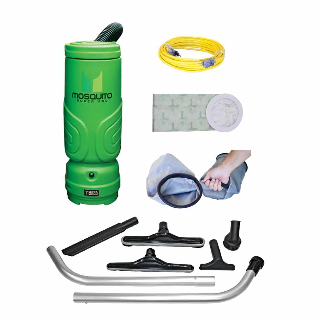 Mosquito™ 'Super Vac' 6 Quart HEPA Backpack Vacuum w/ Standard