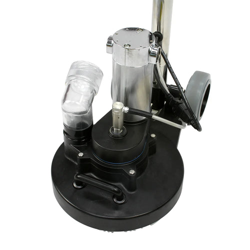 Close Up View of the Head on the Mytee T-Rex Jr Total Rotary Carpet Extractor Thumbnail
