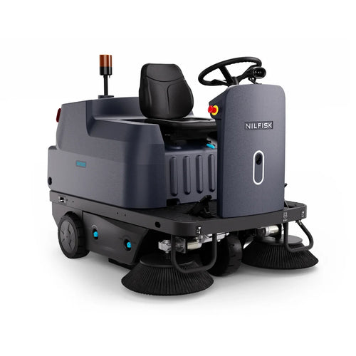 Nilfisk SW3000 Ride-On Industrial Floor Sweeper with Li-Ion Batteries (#50000758) Thumbnail