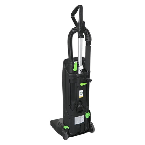 Rear View of the NSS Pacer 12 UE Upright Vacuum with Tools Thumbnail