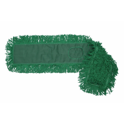 O'Cedar 48 inch Green MaxiDust Cotton Looped-End Dust Mops (#96949) Thumbnail