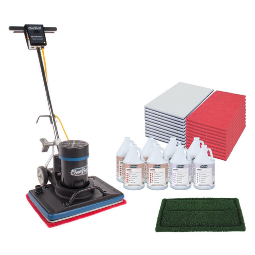 14"x 20" Orbital Floor Buffer Package for Luxury Vinyl Tile Cleaning & Grout / Concrete Scrubbing Thumbnail