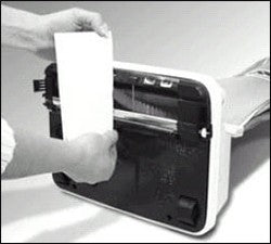 To determine if the brush is worn, place a firm straight edge across the nozzle opening. To determine if the brush is worn, place a firm straight edge across the nozzle opening.