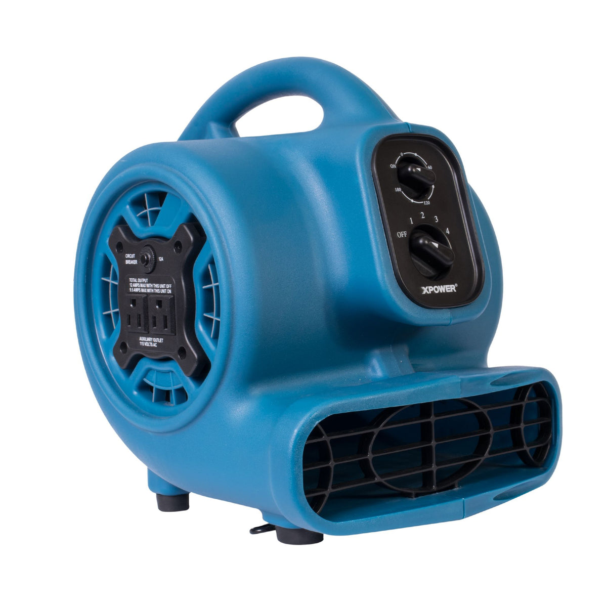 Xpower® 1/4 HP Blue Carpet & Floor Drying Mini Air Mover (#P-230AT ...