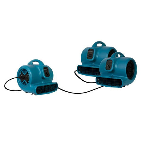 Ventilateur Professionnel De Séchage XPOWER P-830 - 3600 CFM, 1 HP, 3 Vitesses, 4 Positions, Pour Tapis Et Sols - 6