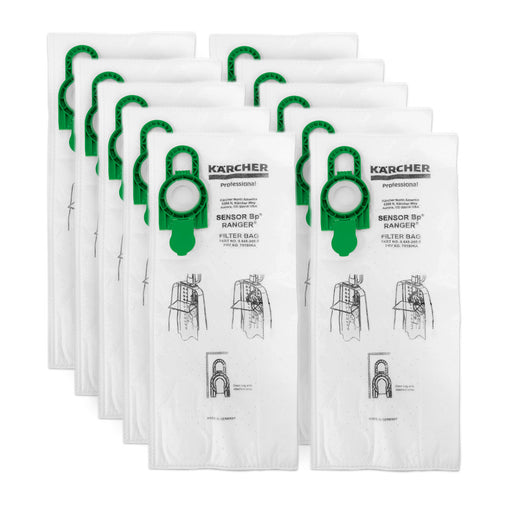Kärcher Vac Bags for the Sensor BP 12 & Ranger Upright Vacuums (#8.645-209.0) - Pack of 10 Thumbnail