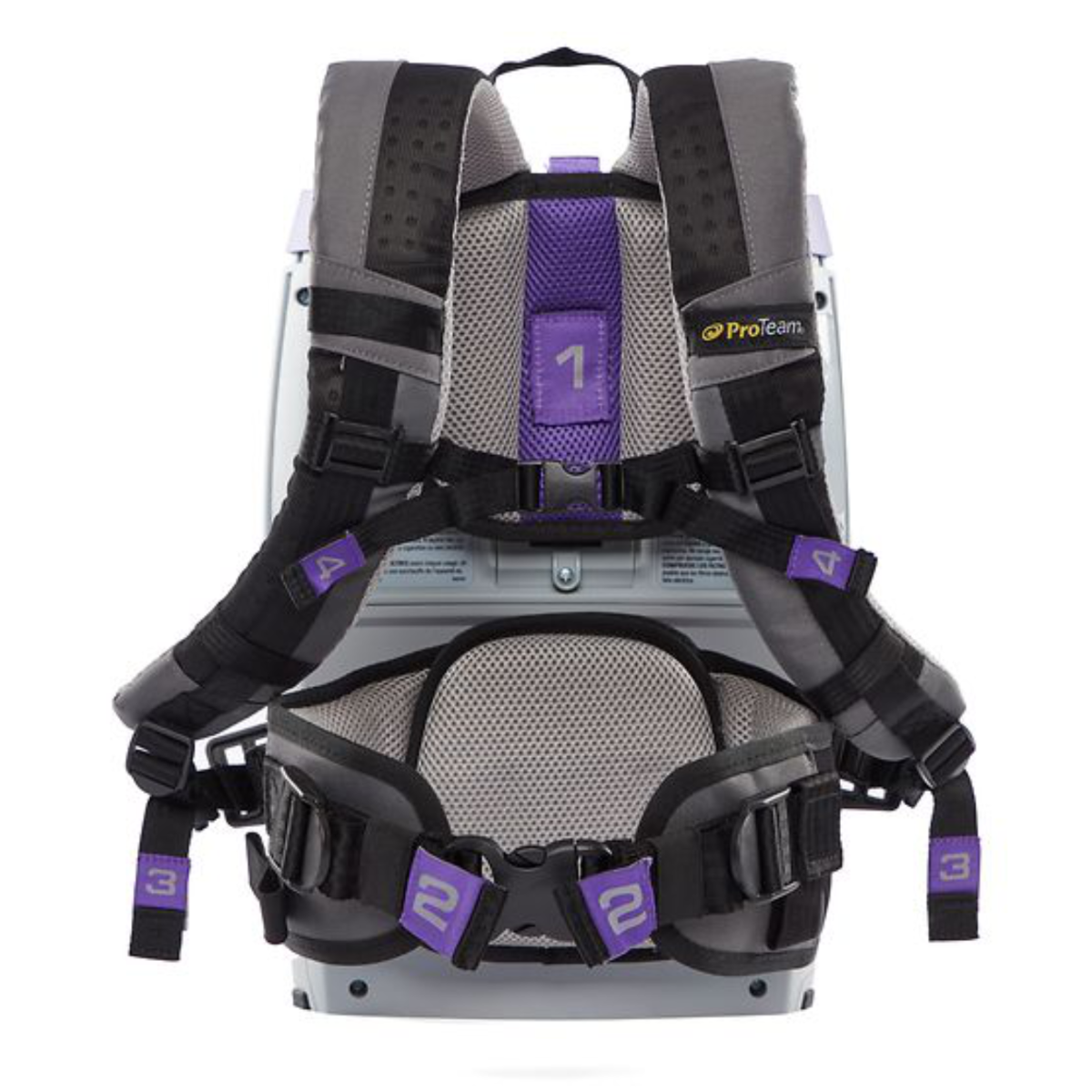 ProTeam® GoFit™ 3 Qt. Cordless 4Ah Backpack Vacuum (#107774) w/ Xover ...