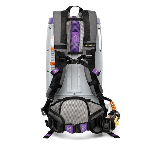 Adjustable Harness on the ProTeam GoFit 6 HEPA Filtered Backpack Vacuum with Remediation Tool Kit Thumbnail