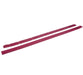 2 Red Natural Rubber Squeegee Blade Kit (#9015734) for Tennant® T600 28" Floor Scrubber - Front & Rear Blades Thumbnail