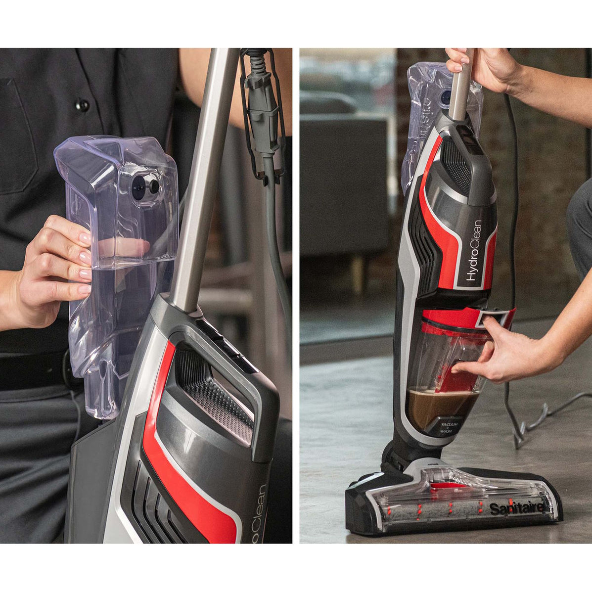 Hydoclean Sanitaire® HydroClean® Hard Floor Washer & Upright Vacuum (#SC930A ...
