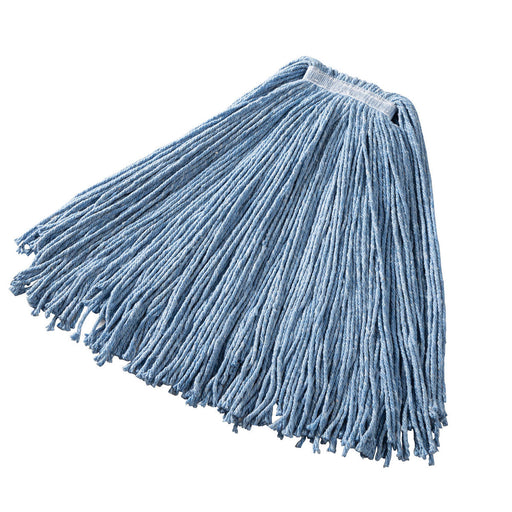 24 OZ Dura Pro Blend Wet Mop, 1" Headband, Blue Thumbnail