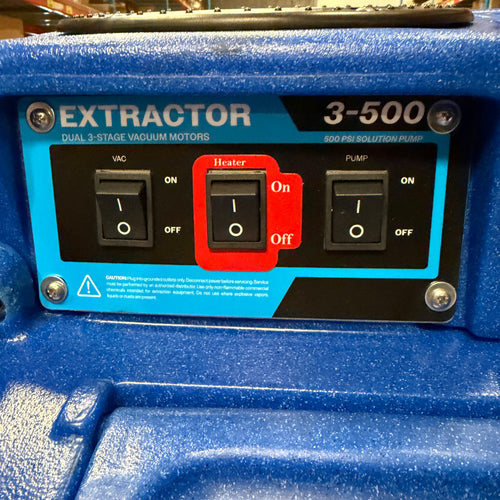 On/Off Switches on the Sandia Sniper 500 PSI Carpet Cleaning Extractor Thumbnail