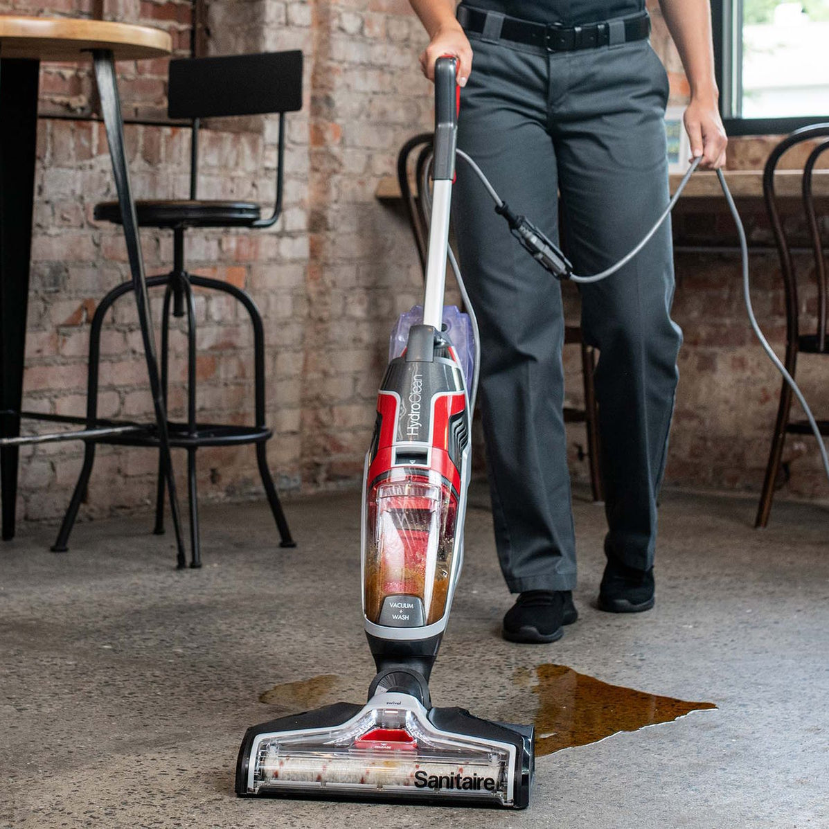 Sanitaire® HydroClean® Hard Floor Washer & Upright Vacuum (#SC930A ...