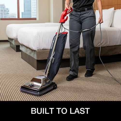 Built to Last Sanitaire Tradition QuietClean Vacuum Cleaning a Hotel Room Thumbnail