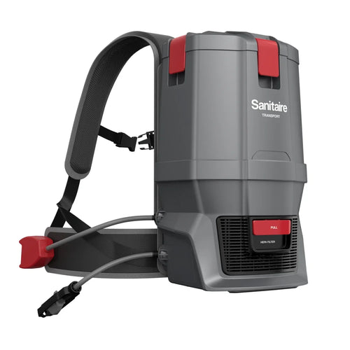 Side View of the Sanitaire Transport Cord Electric Backpack Vacuum Thumbnail