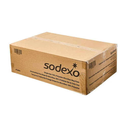 Case of 500 Sodexo Single-Use Microfiber Mop Pads Thumbnail