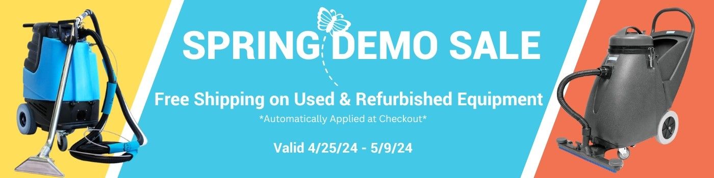 Spring Demo Sale. Free Shipping on Used Equipment. Ends 5/9.