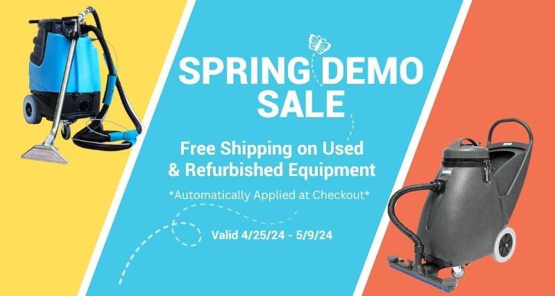 Spring Demo Sale. Free Shipping on Used Equipment. Ends 5/9.