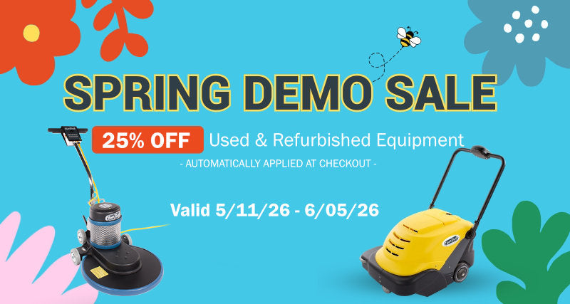 Spring Demo Sale! 25% off demo equipment
