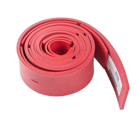 2 Red Natural Rubber Squeegee Blade Kit (#9015737) for Tennant® T600 32" Floor Scrubber - Front & Rear Blades Thumbnail