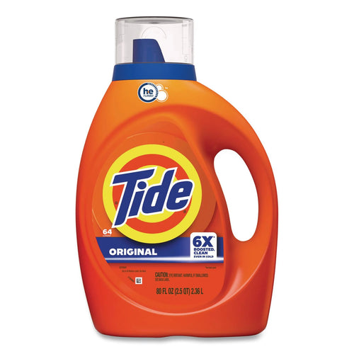 80 Ounce bottle of Tide HE High Efficiency Original Scent Liquid Laundry Detergent (#12110) Thumbnail