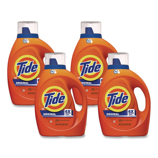 Tide HE High Efficiency Original Scent Liquid Laundry Detergent (Case of 4 -  80 oz Bottles) Thumbnail