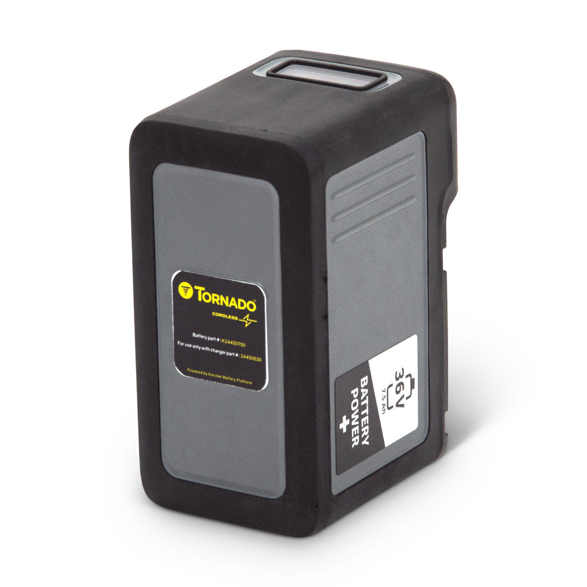 36V 7.5Ah Battery (#K24450750) for Tornado® Tempest, Zephyr