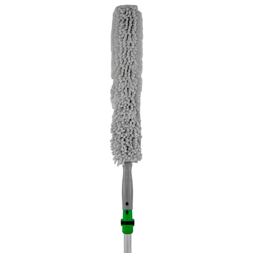 Unger StarDuster ProFlex Elite Microfiber Flexible Dusting Tool on an Extension Pole Thumbnail