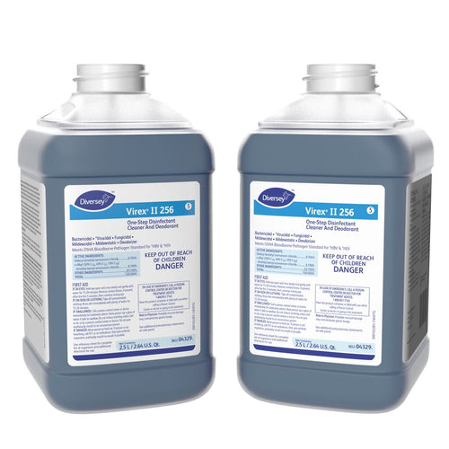 Diversey® Virex II 256 One-Step Disinfectant Cleaner & Deodorant (2.5 Liter J-Fill® Bottles) - Case of 2 Thumbnail