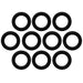 High Temperature Viton O-Ring for 3/8 inch Quick Couplers - Pack of 10 Thumbnail