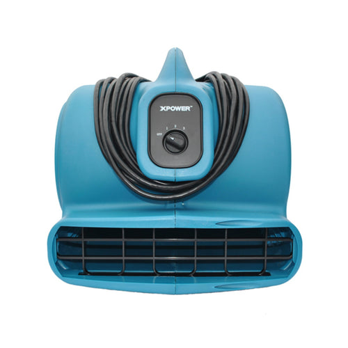 Front of the Xpower X-600A Blue Air Mover Thumbnail