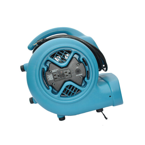 Xpower X-600A Blue Flood Restoration Air Mover with 20 Degree Kickstand Thumbnail