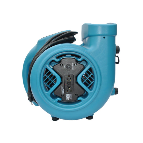 90 Degree Drying Position of the Xpower X-600A Blue Air Mover Thumbnail