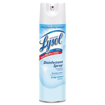 Lysol® Crisp Linen Disinfectant Spray Aerosol Can (#74828)