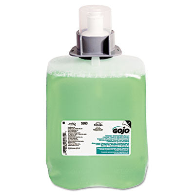 Green Certified Foam Hair & Body Wash, Cucumber Melon, 2000ml Refill, 2/carton