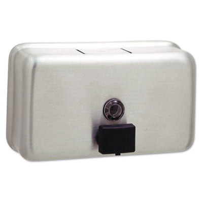Classicseries Surface-Mounted Liquid Soap Dispenser, Horizontal, 40 Oz, Metal Thumbnail