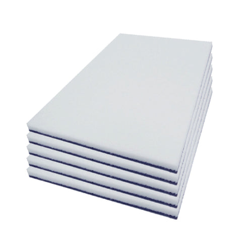 CleanFreak® 14" x 20" Rectangular Melamine Floor Cleaning Pads - Case of 5 Thumbnail