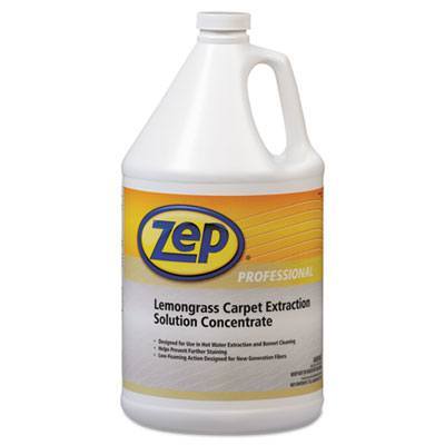 Zep® Professional Lemongrass Carpet Extraction Solution Concentrate (1 Gallon Bottles) - Case of 4