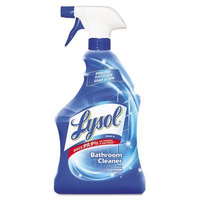 Lysol® Power Bathroom Cleaner Soap Scum & Shine (32 oz. Spray Bottles) - Case of 12