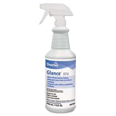 Diversey™ Glance® Glass & Multi-Surface Cleaner (#04705) - Case of 12 - 32 oz Spray Bottles Thumbnail