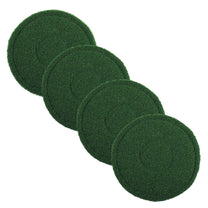 20" Green Extreme Grout Scrubbing Turf Pads for Floor Buffers - Case of 4
