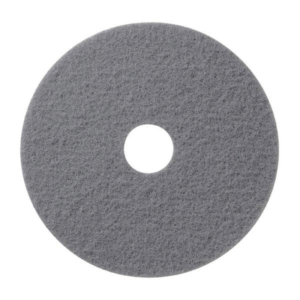 20 inch Round Gray Marble & Stone Floor Cleaning Pad