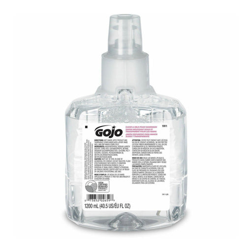 GOJO® Clear & Mild Fragrance-Free Foaming Handwash (1200 ml Refills) - Case of 2 Thumbnail