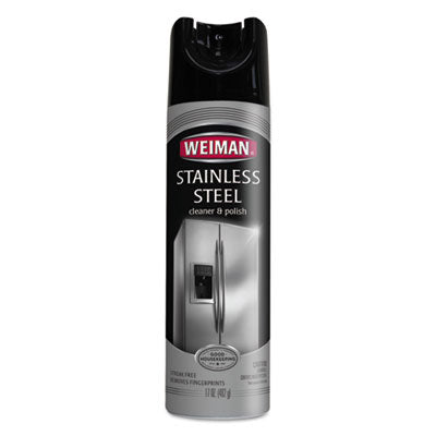 Stainless Steel Cleaner And Polish, 17 Oz Aerosol, 6/carton