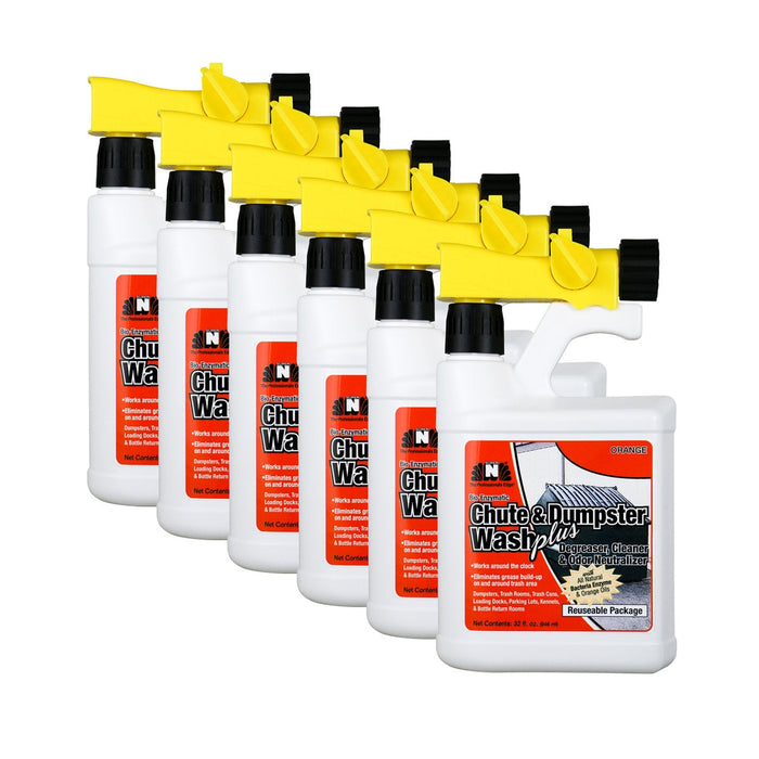 Nilodor® Chute and Dumpster Wash PLUS Bio-Enzymatic Degreaser, Cleaner & Odor Neutralizer