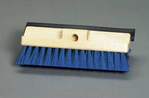 10 inch Deck Scrub Brush with Blue Bristles & Squeegee 