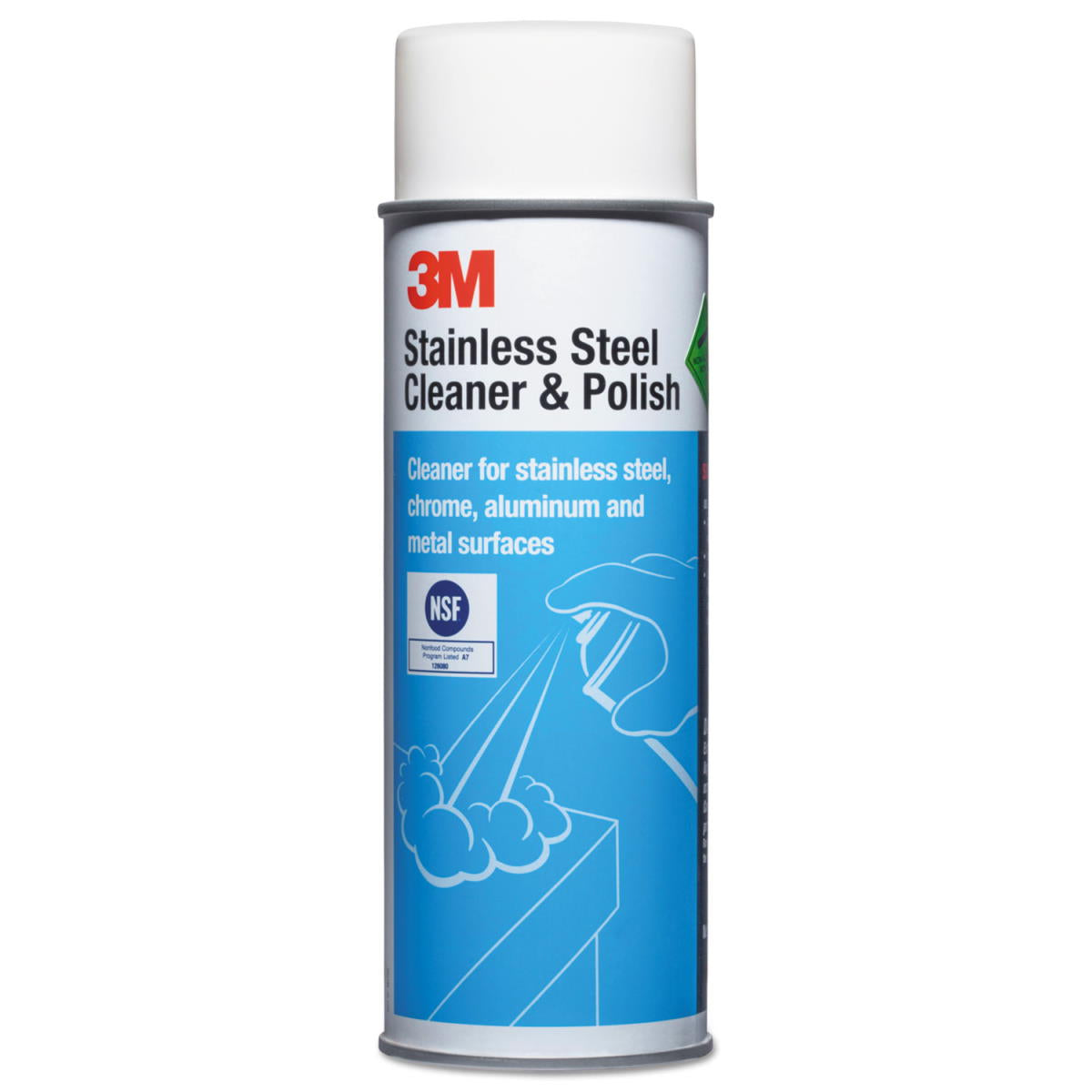 3M™ Stainless Steel Cleaner & Polish (21 oz Aerosol Cans) - Case of 12 —