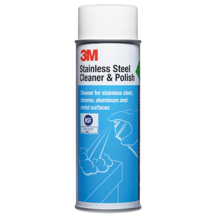 3M™ Stainless Steel Cleaner & Polish (#14002) - 21 oz Aerosol Can